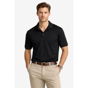 Propper Mens Black Short Sleeve Polo Shirt XL Performance Tactical Casual